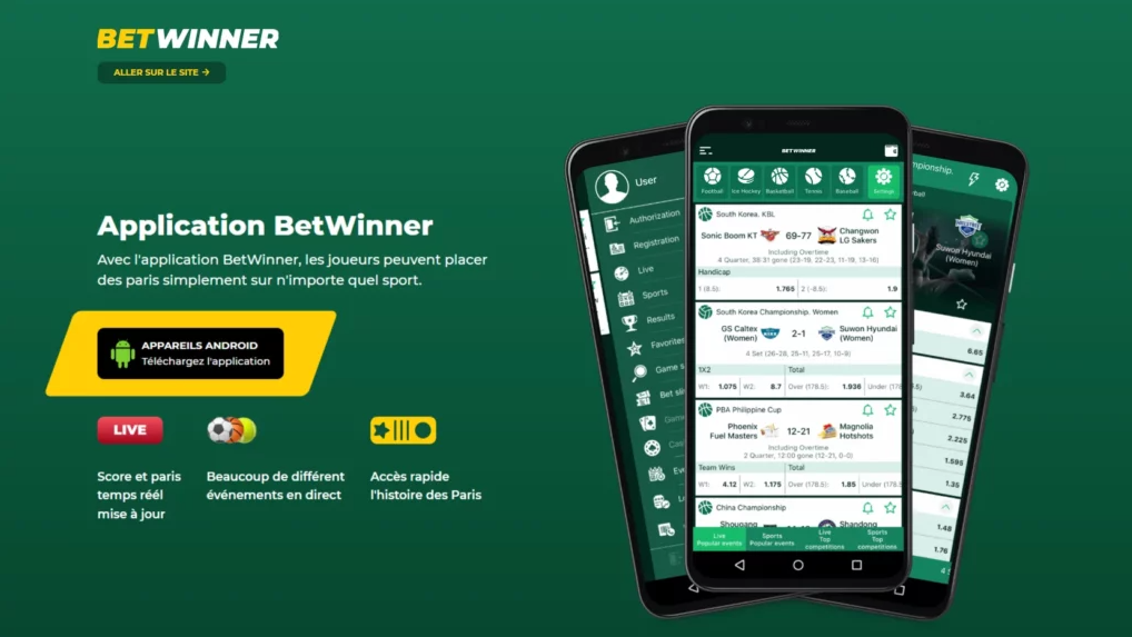 Découvrez la Plateforme de Paris en Ligne  Betwinner Betting Platform